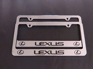 2 Brand New lexus chrome plastic license plate frame - Picture 1 of 1