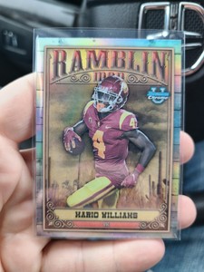 Mario Williams Bowman Chrome 2023 Ramblin Man Silver Holo RM-7 Mint Sharp Invest