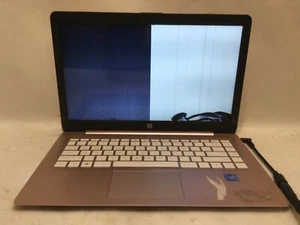 HP Stream 14-cb172wm 14" / Intel Celeron N4000 / (CRACKED!) MR - Picture 1 of 4