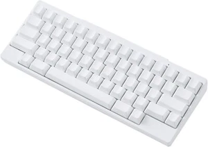 HHKB Professional HYBRID Type-S Snow Blank Keycaps US Layout Keyboard - Picture 1 of 6