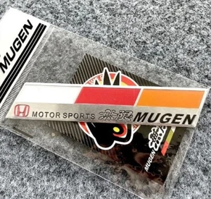 3D Metal Car Fender Trunk Nameplate Mugen Emblem Badge fit Civic Accord CRV Jazz - Bild 1 von 1