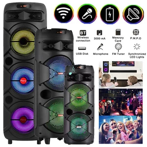 9000W Large Party Bluetooth Speaker Heavy Bass Stereo Sound Indoor Outdoor Lot - Picture 1 of 81