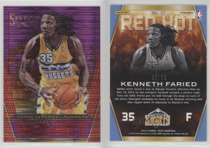2013-14 Panini Select Red Hot Purple Prizm /99 Kenneth Faried #27