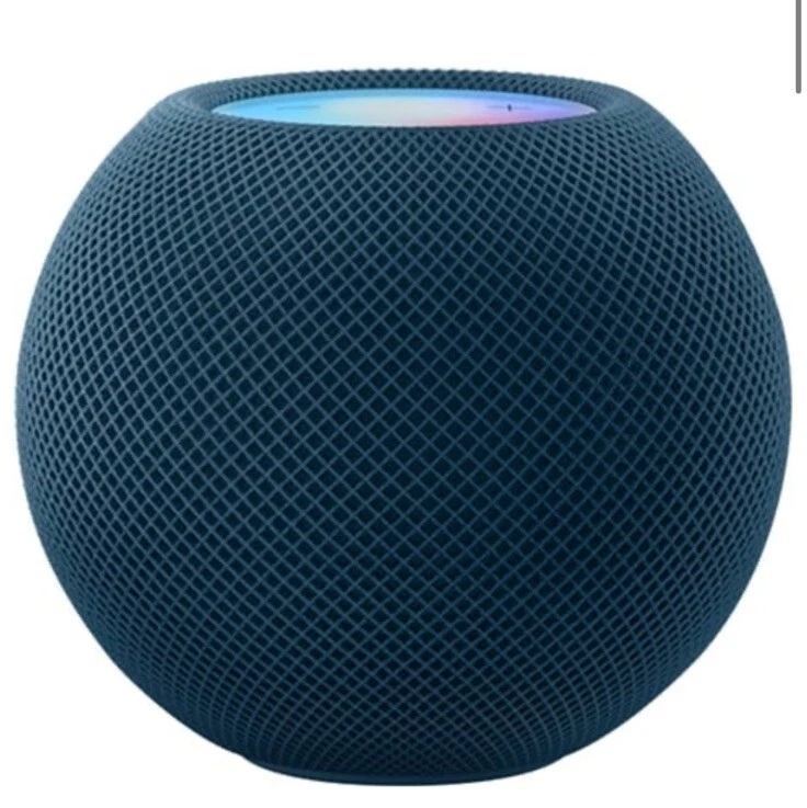 GENUINE APPLE HOMEPOD MINI SMART INTELLIGENT ASSISTANT SIRI SPEAKER BLUE - Image 1 of 1