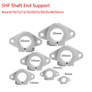 SHF8-SHF50 Linear Shaft Support Bracket Bore 8/10/12/13/16/20/25/30/35/40/50mm - Bild 1 von 7