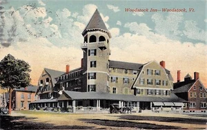 # K275 WOODSTOCK, VT. POSTCARD, WOODSTOCK INN - Picture 1 of 2