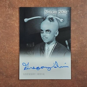 5-04-12 PWE . 2020 the twilight zone archives autograph gregory irvin #175 (B) - Picture 1 of 2