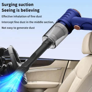 2 In1 Wireless Car Vacuum Cleaner High Powerful Dual Use For Suction And Blowing - Photo 1/15