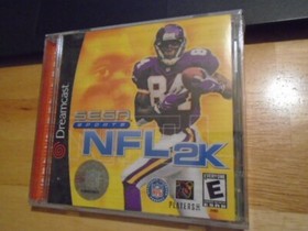 SEALED RARE oop NFL 2K SEGA DREAMCAST video game Football sports exclusive 1999