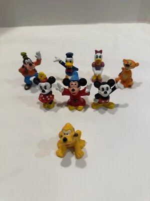 Lot of 8 Disney Mini Figures Mickey, Mini Mouse, Donald Daisy Duck Tigger, Goofy - Image 1 of 4