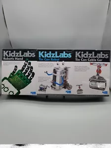 Kidz Labz Konvolut Roboterhand, Tim Can Roboter, Blech Seilbahn Wissenschaft Mechanik - Bild 1 von 11