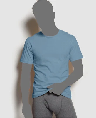 $43 Alfani Hombre Azul Blanco Algodón Calzoncillos Paquete de 2 Camisetas Cuello Redondo XL Foto 1 de 2