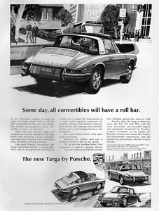 Porsche 911 L 1968 ""La nueva Targa"" anuncio impreso original - Imagen 1 de 1