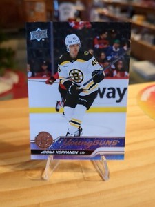 JOONA KOPPANEN 2023-24 Upper Deck Young Guns #203 SERIES 1 BOSTON BRUINS