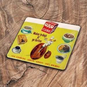 Oxo Würfel zum Kochen von Suppen Soße und heiße Getränke - Metall Wandschild 28cm x 41cm. - Bild 1 von 1