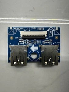 Genuine Dell P2419H 24" Monitor OEM Dual USB Port Side Board 4H-42J08-A00 - Picture 1 of 4