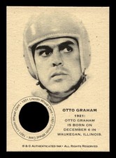#L104 OTTO GRAHAM 1921 Penny Coin Collector Football Card FREE SHIPPING