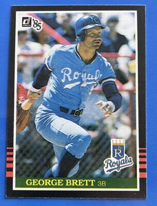 1985 Donruss Baseball #53 George Brett Kansas City Royals HOF