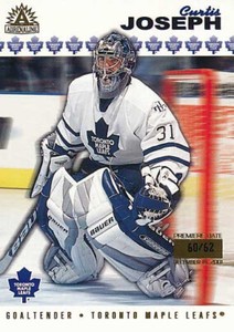 2001-02 Pacific Adrenaline PREMIERE DATE #181 CURTIS JOSEPH - x/62 - Maple Leafs