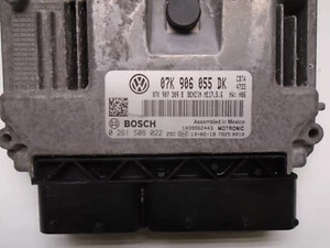 '11 - '14 VW Jetta ECU ECM computer 2.5 liter A/T 07K 906 055 DK - Picture 1 of 2