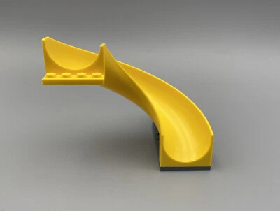 Lego AMARILLO Tobogán Parque Infantil 6 x 12 x 8 Curvo 180 11267 - 41258 41395 41450 Foto 1 de 4
