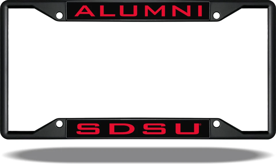 Marco de matrícula negro SDSU EXUMNI del estado de San Diego Foto 1 de 1