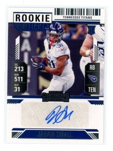 Boleto de novato Panini Contenders Jabari 2024 pequeño #201 automático (RC) Titanes - Imagen 1 de 2