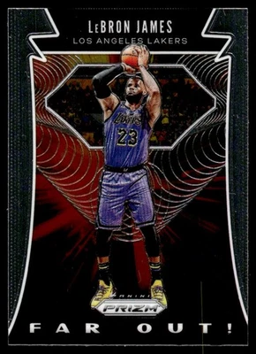 Panini Prizm Far Out LeBron James Los Angeles Lakers #2 2019-20 Foto 1 de 2