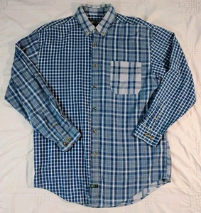 Camisa a Cuadros Vintage American Eagle Outfitters Para Hombre Grande Patrón Desajustado Años 90 - Imagen 1 de 13