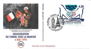 FRANKREICH 1994 FDC TUNNEL SOUS LA MANCHE YT 2883 - Bild 1 von 1