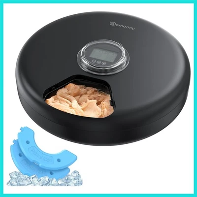 Alimentador automático para gatos comida húmeda: dispensador inalámbrico de alimentos para perros - mascota pequeña fresca... Foto 1 de 4