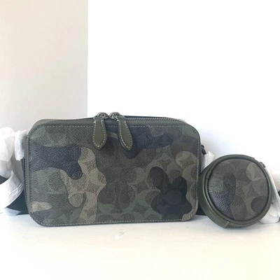 Coach Charter Slim Messenger CAG00 Signature Camo Leather Crossbody Bag - Image 1 of 4