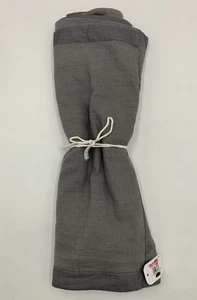 Williams Sonoma Silk Applique Border Table Runner Charcoal 16" x 108" #J1132 - Picture 1 of 2