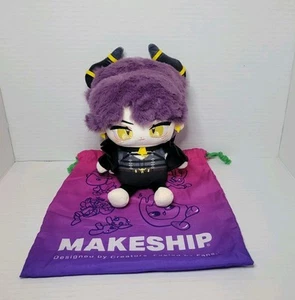 Autentico peluche Makeship Vain di Invain Twitch VTuber - NUOVO! - Foto 1 di 12
