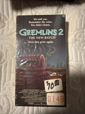 Gremlins 2: The New Batch 1990 VHS Tape, PG-13 - Image 1 of 4