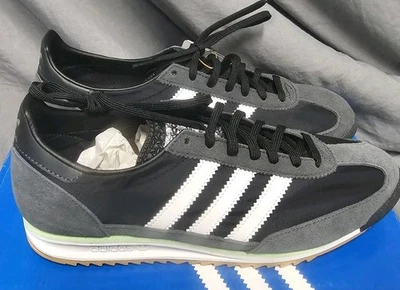 Adidas Originals SL 72 OG Shoes Black White JH7390 Women Size 10 New With Box - Image 1 of 4