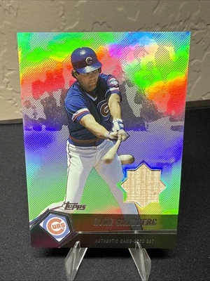 2004 Topps Ryne Sandberg #RSA Authentic Game Used Bat Cubs - Image 1 of 2