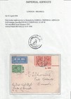 1930, IMPERIAL / SABENA AIRWAYS, FIRST NIGHT, FLIGHT LONDON TO BRUSSELS.