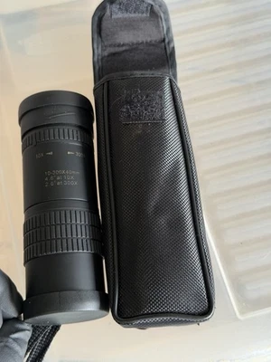 Zoom Monocular Telescope 10–300x40mm with Case – Compact Handheld Scope - Image 1 of 4