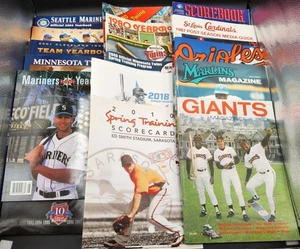 Anuarios y revistas de béisbol: gemelos, marineros, gigantes, orioles, marlins ++ - Imagen 1 de 7