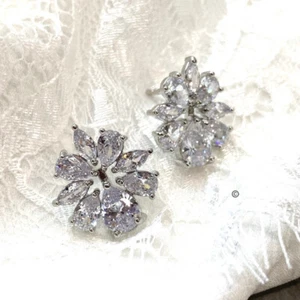 Damas de honor Regalos Flor Pendientes Algo Nuevo Novia Boda Día de la Madre - Imagen 1 de 2