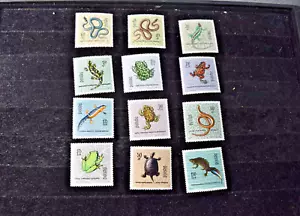 POLONIA 1963 ANFIBIOS Y REPTILES S 1134-1145 MNH - Imagen 1 de 7