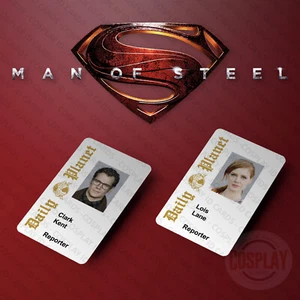 Superman: Man of Steel, Daily Planet Reporter ID Badges, Lois Lane & Clark Kent - Picture 1 of 6