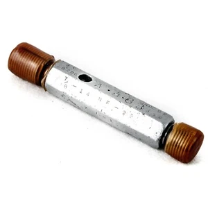 Threadwell 7/8-14 NF-2B Thread Gage Go No Go Min 0.8286 Max 0.8356 - Picture 1 of 9