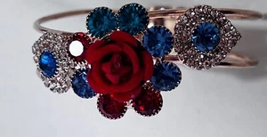 Bracelet Rose Free Size Brand New Fast Delivery - Picture 1 of 2
