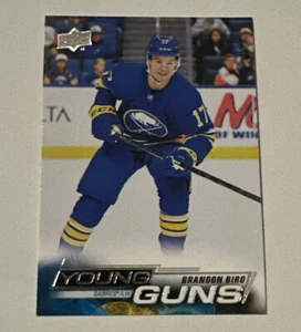 2022-23 UD Series 2 Base Young Guns #455 Brandon Biro Buffalo Sabres - Picture 1 of 2