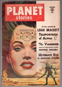 Planet Stories Winter 1955 Kelly Freas Leigh Brackett Pulp Science Fiction - Foto 1 di 9