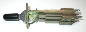 Switchcraft Lever Action Toggle 2 Position 8 Terminal On/OFF Switch & Black Knob - Picture 1 of 3