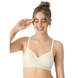 Sujetador Hanes Forma + Soporte Sin Alambres Estampado Tic Tac Chevron Para Mujer Talla 2XL+ - Imagen 1 de 10
