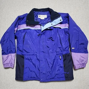 COLUMBIA Tectonite Snowboard Jacket 18/20 Women's 2X Plus Size Blue Purple - Picture 1 of 17